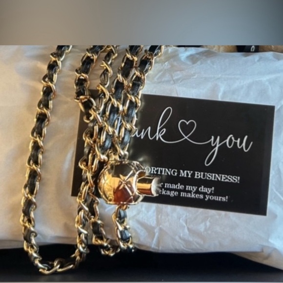 π€Chanel Quilted Wallet on a Chain Crossbody WOC Revamp w/ Tassel - Picture 11 of 14